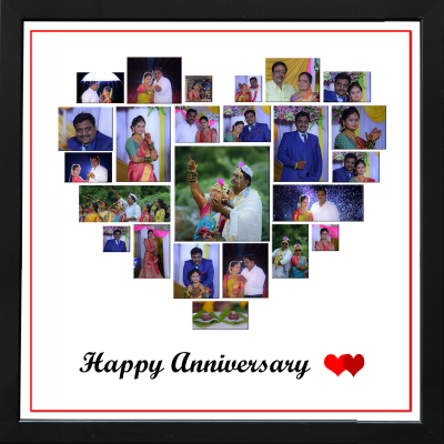 Anniversary photo frame